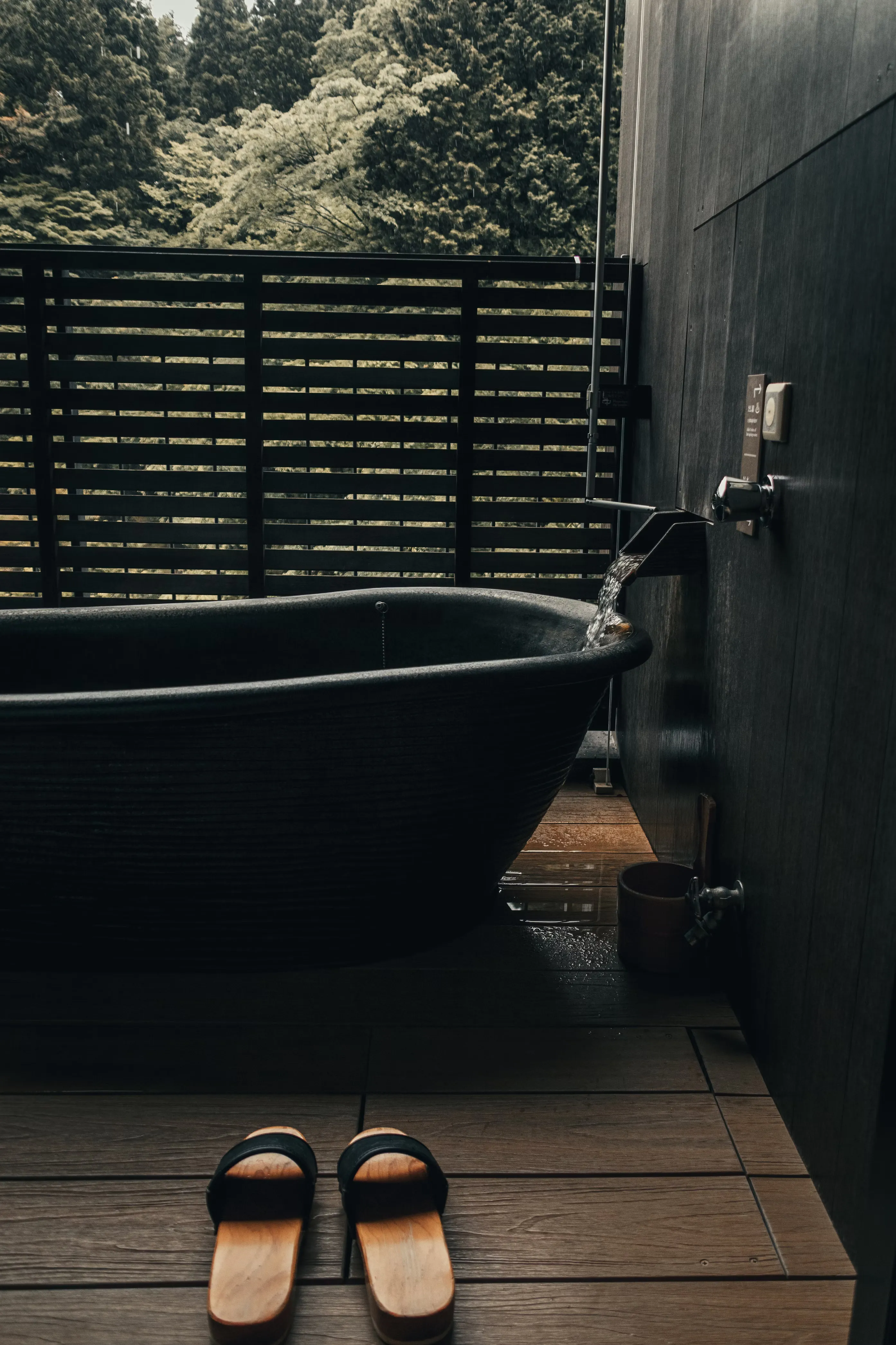 Hobart waterfront spa views